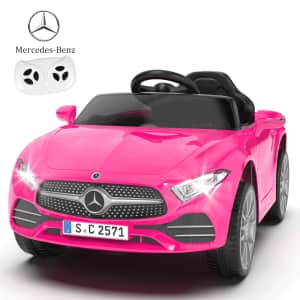 Xuanlur Kids' Licensed Benz 12V Electric Car for $100 Xuanlur Kids' Licensed Benz 12V Electric Car for $100