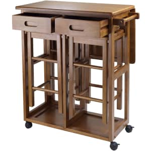 Winsome Wood Suzanne 3-Piece Space Saver Dining Set for $131