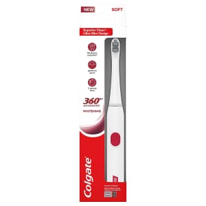 Colgate 360 Advanced Whitening Electric Toothbrush for $9 w/ Prime Colgate 360 Advanced Whitening Electric Toothbrush for $9 w/ Prime