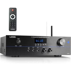 Lzsig Bluetooth Home Audio Amplifier for $100