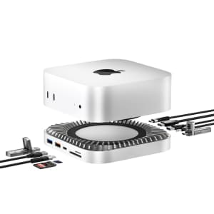 RayCue Dock, Aluminum Stand, & HDMI Hub for Mac mini M4 for $65