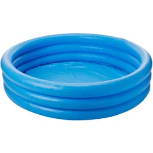 Intex Crystal Blue Inflatable Pool for $10
