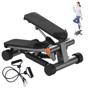 Mini Stepper with Resistance Bands for $51