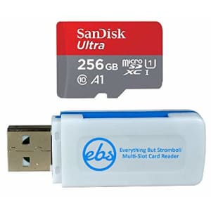 SanDisk Ultra 256GB Micro SD Card for Motorola Phone Works with Moto G Fast, Moto G Stylus, Moto G8 for $25