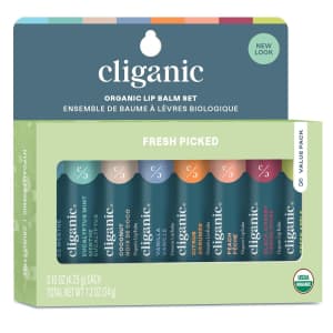 Cliganic Organic Lip Balm Set for $7