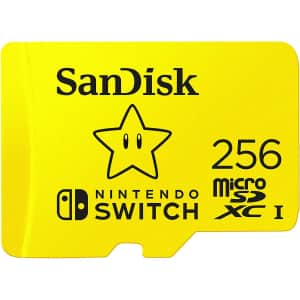 SanDisk 256GB microSDXC UHS-I-Memory-Card for Nintendo Switch for $27