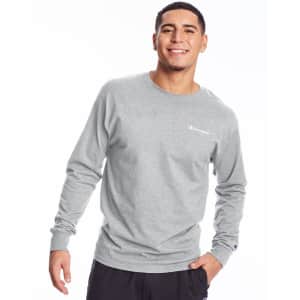Champion Men's Classic Jersey Long-Sleeve T-Shirt: 2 for $26 Champion Men's Classic Jersey Long-Sleeve T-Shirt: 2 for $26