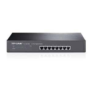 TP-Link 8-Port Gigabit Ethernet Unmanaged Switch | Plug and Play | Metal | Desktop/Rackmount | for $64