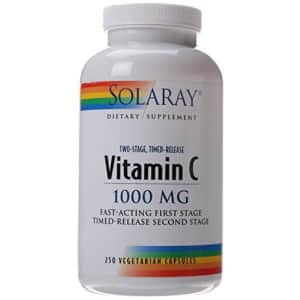 Solaray C Two-Stage Timed Release Supplement, 1000mg, 250 Count for $46