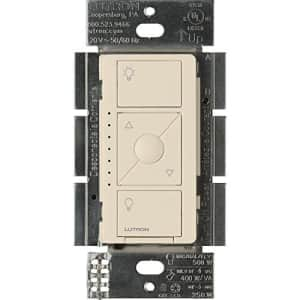 Lutron Casta Smart Dimmer Switch for ELV+ Bulbs, 250W LED, PD-5NE-LA, Light Almond for $100