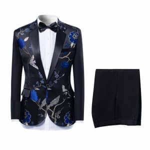 Cloudstyle Men's 2-Piece Floral Suit from $35