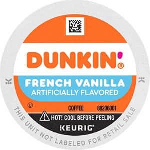 Dunkin Donuts Dunkin' French Vanilla Flavored Coffee, 88 Keurig K-Cup Pods for $64