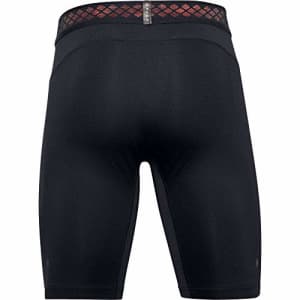 Under Armour Men's HeatGear RUSH 2.0 Compression Shorts, Black (001)/Reflective, Small for $50