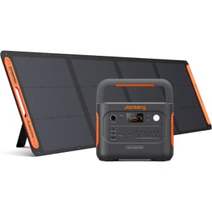 Jackery Explorer 1000 v2 1,070Wh Power Station w/ Solar Panel for $1,299