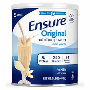 Ensure Original Nutrition Shake with 8 grams of protein, Meal Replacement Shakes Vanilla 14.1 oz, 6 for $261