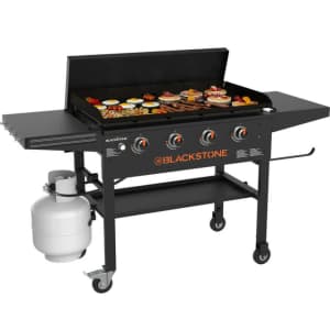 Blackstone 4-Burner 36" Griddle Cooking Station w/ Hard Cover for $297
