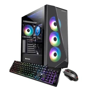 iBUYPOWER Pro Gaming PC Computer Desktop SlateMono 230A (Ryzen 5 5600X 3.7 GHz, AMD Radeon RX 6600 for $1,439