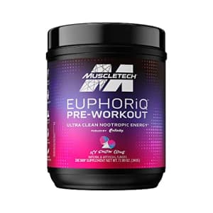 MuscleTech Pre Workout Powder EuphoriQ PreWorkout Smart Pre Workout Powder for Men & Women Caffeine for $50