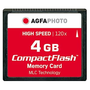 AgfaPhoto Compact Flash 4GB High Speed 120x MLC for $24