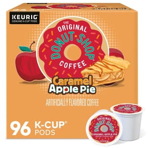 The Original Donut Shop Coffee Caramel Apple Pie Coffee K-Cup 96-Pack for $29 via Sub & Save