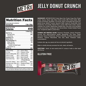 MET-Rx Big 100 Protein Bar, Great as Meal Replacement, Snack, and Help Support Energy, Gluten Free, for $50