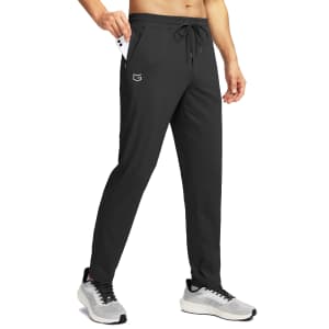 G Gradual Men's Sweatpants with Zipper Pockets for $17