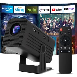 Polaring 720p Smart Mini Projector for $42