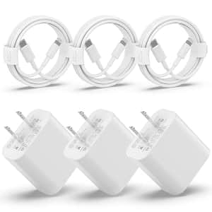 20W MFi-Certified USB-C Wall Charger 3-Pack for $9.89 w/ Prime