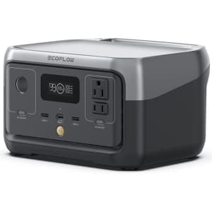 EcoFlow River 2 256Wh Portable Power Station w/ Camping Light for $199