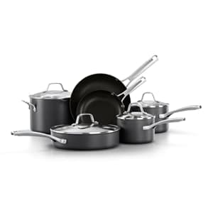 Calphalon Classic Hard-Anodized Nonstick Cookware, 10-Piece Pots and Pans Set for $127