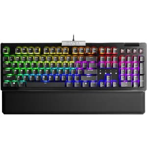 EVGA Z15 Linear RGB Hotswappable Mechanical Gaming Keyboard for $45