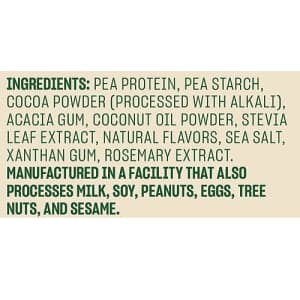 Vega Original Protein Powder, Creamy Chocolate Plant Based Protein Drink Mix for Water, Milk and for $24