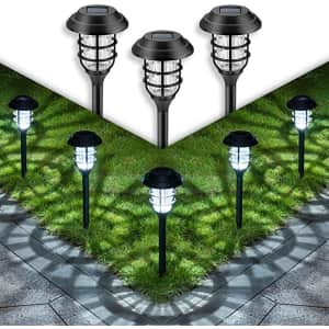 Gigalumi Outdoor Solar Pathway Lights 8-Pack for $18 Gigalumi Outdoor Solar Pathway Lights 8-Pack for $18
