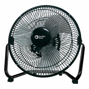 Comfort Zone 9" 3-Speed Fan for $56