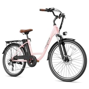 Heybike Cityscape Electric Bike for Adults with 350W Motor Peak 500W, 23mph Max Speed, 26" Electric for $600