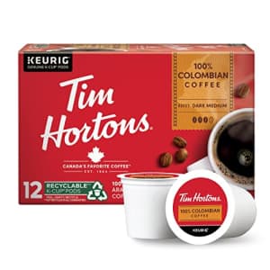 Tim Hortons 100% Colombian, MedTim Hortons 100% Colombian, Medium Dark Roast Coffee, Single-Serve for $51