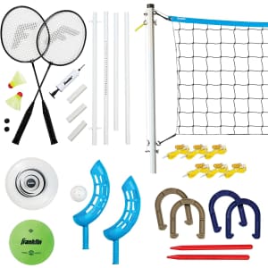 Franklin Sports Fun 5 Combo Outdoor Game Set for $26
