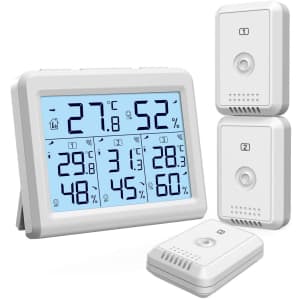 KeeKit Indoor Outdoor Thermometer Kit for $32