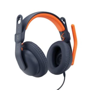Logitech Zone Learn Wired Headsets for Learners, Comfortable and Adjustable fit for Kids, for $53