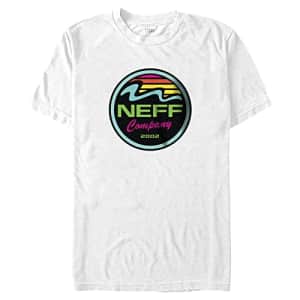 NEFF Seal Young Men's Short Sleeve Tee Shirt, White, Large for $22