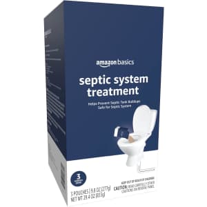 Amazon Basics Septic Treatment 29.4-oz 3-Count for $6.58 via Sub & Save