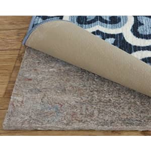 Mohawk Home Felt Rubber All Surface Non-Slip Rug Pad, 8' x 11', Brown for $72