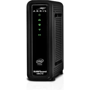 Arris Surfboard SBG10-RB DOCSIS 3.0 Cable Modem + AC1600 Dual Band WiFi Router for $35