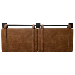 Nathan James Harlow Faux Leather Wall-Mount Queen Headboard w/ Suspension Rail for $113 Nathan James Harlow Faux Leather Wall-Mount Queen Headboard w/ Suspension Rail for $113