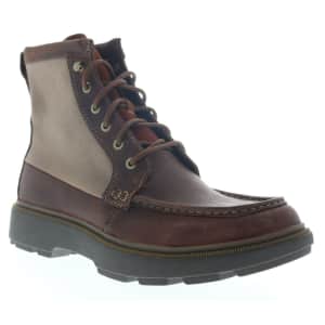 Clarks Dempsey Peak Leather Boots for $50
