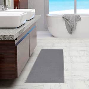Ottomanson Ottohome Collection Solid Design Runner Rug, 20" X 59", Grey Solid for $15 Ottomanson Ottohome Collection Solid Design Runner Rug, 20" X 59", Grey Solid for $15