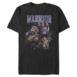 Marvel Men's Universe Thanos Warrior T-Shirt, Black, X-Large for $13