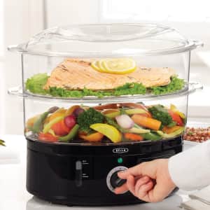 Bella 7.4-Quart 2-Tier Steamer for $25 Bella 7.4-Quart 2-Tier Steamer for $25
