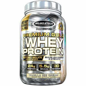 MuscleTech Premium Gold 100% Whey Protein Powder for $70 MuscleTech Premium Gold 100% Whey Protein Powder for $70