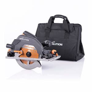 Evolution Power Tools R185CCSX+ 7-1/4" Multi-Material Circular Track Saw Kit w/Carrying Bag for $160